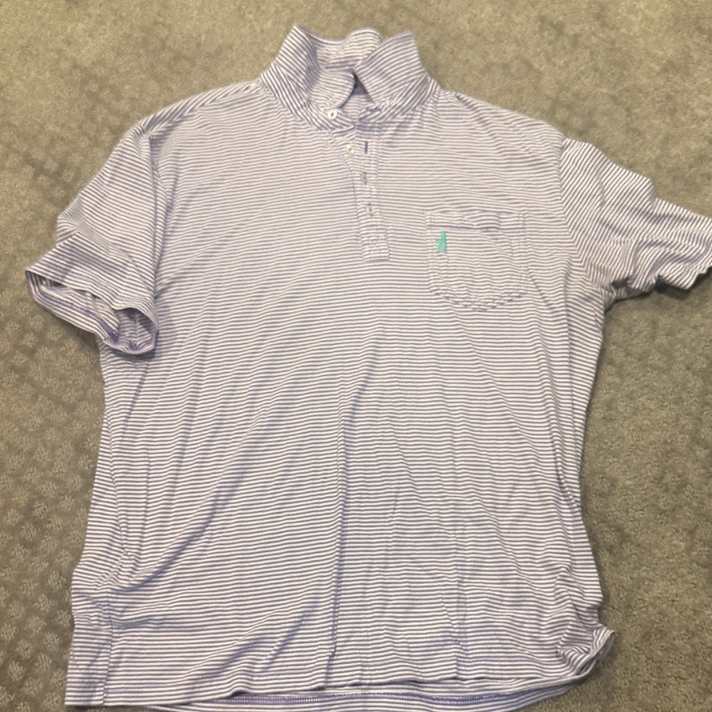 Johnnie O Men's Striped Polo Shirt